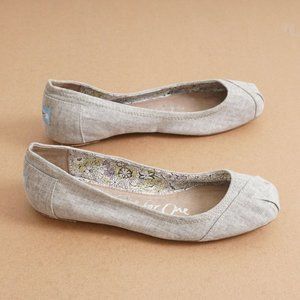 Toms One For One Womens Ballet Flats Size 8 Grey C